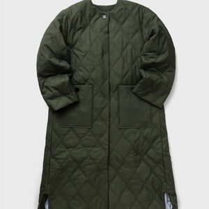 GANNI QUILT LONG COAT